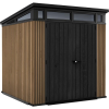 KETER Pent 7x7 műanyag kerti ház, tároló - barna
