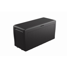 Keter Samoa Rattan Box 270L grafit kerti tárolás