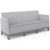 KETER SCANDI FORMA 3 személyes kerti kanapé – Ash grey / Storm grey, műanyag, 182 cm