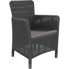  Keter Trenton Dining polyrattan kerti szék - grafit kerti bútor