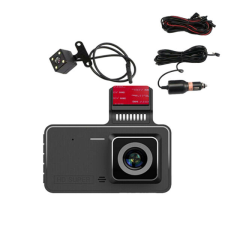  Kétlencsés autós DVR kamera hátsó kamerával autós kamera