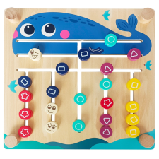  Kétoldalas bálnás-krokodilos útvesztő fajáték