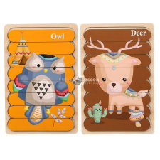  Kétoldalas kirakó puzzle, kirakós