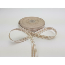 Kétoldalas szalag 1,5cm bézs szalag, masni