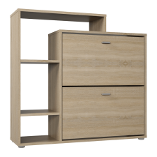  Kétrészes billenő cipősszekrény, tölgy sonoma, IZABELA bútor