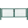  Kétszárnyú kapu  Premium  kétrudas panelkitöltés  zöld  80 x 300 cm