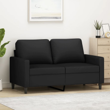  kétszemélyes fekete bársony kanapé 120 cm bútor