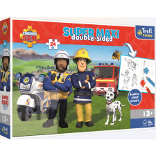 Kétszínű puzzle Tűzoltó Sam és csapata - 24 darabos puzzle, kirakós