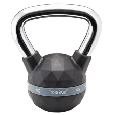 Kettlebell Trendy Premium fekete-króm 8 kg kettlebell