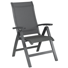  KETTLER ALTURA alumínium dönthető kerti szék – antracit / antracit kerti bútor