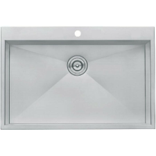 Kevmil ME2 790.500 790x500 mm extra mély rozsdamentes mosogatótálca, szűrőkosaras leeresztővel mosogatótálca
