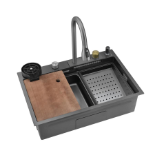 Kevmil SER 680 x 460 mm mosogatótálca szett, antracit mosogatótálca