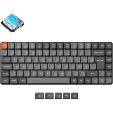 Keychron K3 Max Wireless Gaming Billentyűzet - Német (Blue Switch) (K3M-H2-DE) billentyűzet