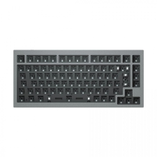 Keychron Q1 QMK Custom Mechanical Keyboard Barebone ISO Silver Grey UK billentyűzet