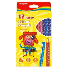 KeyRoad Jumbo háromszög 12 szín színes ceruza