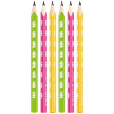 KeyRoad Neon JUMBO HB, háromszög alakú - 6 darabos csomag (A740) ceruza