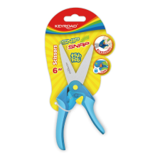 KeyRoad Olló 15 cm tompa fejű Keyroad Snip Snap vegyes színek olló