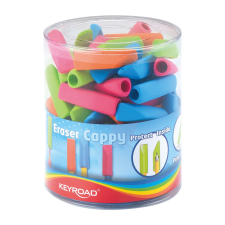 KeyRoad Radír, PVC mentes 72 db/display Keyroad Cappy vegyes színek radír