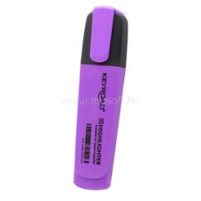 KeyRoad Szövegkiemelő vágott hegyű, lapos test Fluo neon lila (KEYROAD_38512) filctoll, marker