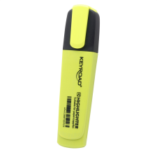 KeyRoad Szövegkiemelő vágott hegyű, lapos test Keyroad Fluo neon sárga filctoll, marker