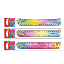 KeyRoad Vonalzó 20 cm, flexibilis Keyroad Flex Draw színátmenetes vonalzó