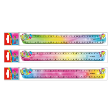 KeyRoad Vonalzó 30 cm, flexibilis Keyroad Flex Draw színátmenetes vonalzó