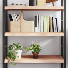 Kezeletlen tömör tölgyfa fali polc 100x50x(2-6) cm bútor