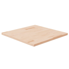 kezeletlen tömör tölgyfa négyzet asztallap 60x60x2,5 cm bútor