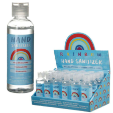 Kézfertőtlenítő gél, 100 ml, szivárványos üvegben babaápolási kellék