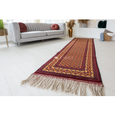 Kézi csomózású perzsa szőnyeg afghan kaukázus prémium 291x84cm lakástextília