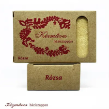  Kézműves prémium háziszappan, rózsa, 80g szappan