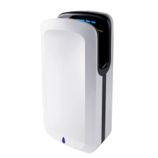 Kézszárító, légpengés, kézbedugós, ABS fehér, fekete belsővel 1850W kézszárító