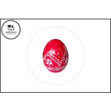  Kézzel festett Piros Tojás &#039;C&#039; fajáték