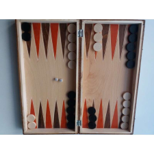  Kézzel készített fa sakkkészlet 25x25 sakktábla doboz faragott sakkfigurák arccal backgammon dáma társasjáték