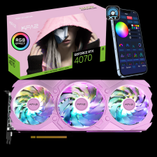 KFA2 GeForce RTX 4070 12GB GDDR6X EX GAMER Pink Videókártya (47NOM7MD7LKK) videókártya