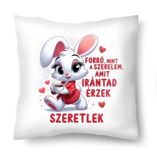 Kicsi díszpárna, Szeretlek, nyuszika lakástextília