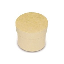 Kicsi kerek papír / karton doboz 6cm x 5cm dekorálható tárgy