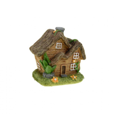  Kicsi  polyresin házikó. Mérete: 48x50x35 mm dekorációs kellék