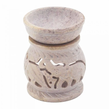  Kicsi Szappankő Aromalámpa 8cm - Elefánt illóolaj párologtató
