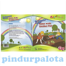 Kiddo Csodálatos kiskertem Matricás szinező Kiddo Books füzet