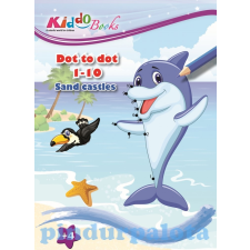 Kiddo Lépésről lépésre színező - Tengerpart- Kiddo Books füzet