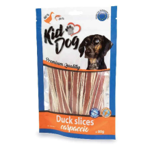  KidDog Duck slices carpaccio - jutalomfalat (kacsahús,tőkehal) kutyák részére (80g) jutalomfalat kutyáknak