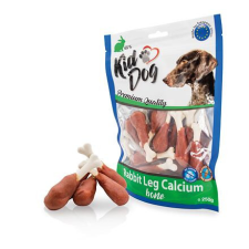 KIDDOG | Kutyáknak | Jutalomfalat | Nyúl comb alakú | Nyúl, Kálciumos csont - 250 g jutalomfalat kutyáknak