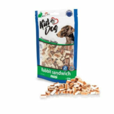 KIDDOG Rabbit Sandwich Mini Jutalomfalat 80g jutalomfalat kutyáknak