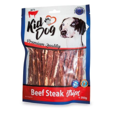 KIDDOG | Steak Strips | Kutyáknak | Jutalomfalat | Marha - 500 g jutalomfalat kutyáknak