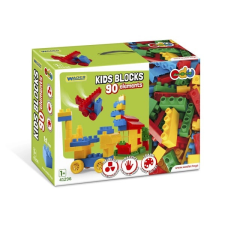 Kids blocks építőkészlet 90 darabos barkácsolás, építés
