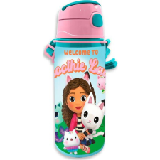 KIDS LICENSING Gabi Macskaháza Műanyag Gyerek Kulacs 600 ml - Mintás (GD00010) kulacs, kulacstartó