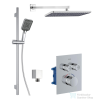 Kielle ARKAS I falsík alatti termosztátos zuhanyrendszer fejzuhannyal, belső egységgel, króm 20611SPT10
