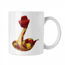  Kígyós - Fehér Bögre Gyerekeknek (2 féle) bögrék, csészék