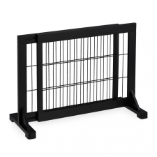 Kihúzható védőrács korlát 56x70-115 cm fekete 10039180 bababiztonság